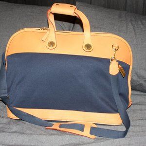 Dooney & Bourke East West Domed Canvas/Leather